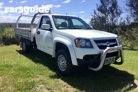 White 2010 Holden Colorado Ute Tray RC LX Cab Chassis 2dr Man 5sp 3.6i
