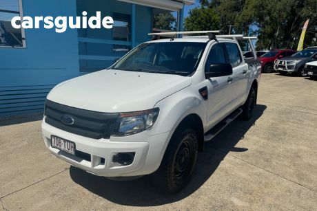 White 2014 Ford Ranger Crew Cab Chassis XL 2.5 (4X2)