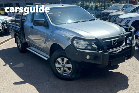 Silver 2015 Mazda BT-50 Freestyle Cab Chassis XT (4X4)
