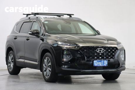 Black 2018 Hyundai Santa FE Wagon Elite Crdi Satin (awd)