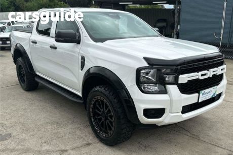 White 2022 Ford Ranger Double Cab Chassis XL 2.0 HI-Rider (4X2)