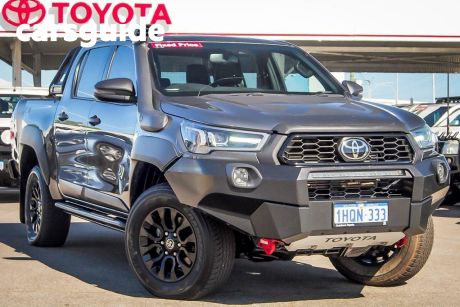 Grey 2022 Toyota Hilux Double Cab Pick Up Rugged X (4X4)