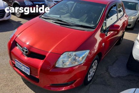 Red 2008 Toyota Corolla Hatchback Ascent