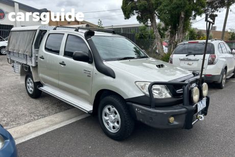 Silver 2011 Toyota Hilux Dual Cab Chassis SR (4X4)