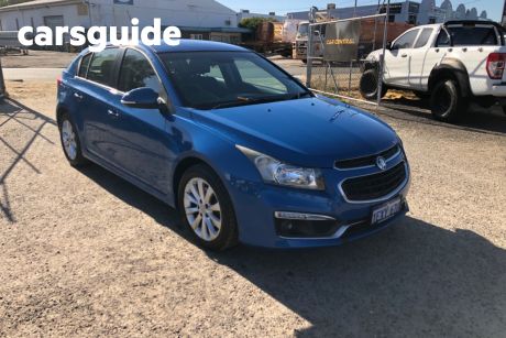 Blue 2015 Holden Cruze Hatchback SRI
