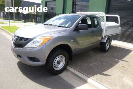Grey 2013 Mazda BT-50 Freestyle Cab Chassis XT (4X2)