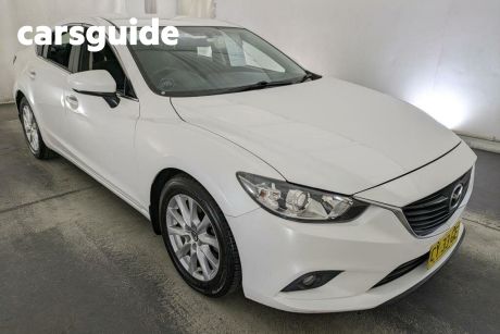 White 2013 Mazda 6 Sedan Sport