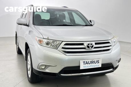 Silver 2013 Toyota Kluger Wagon Altitude (4X4)
