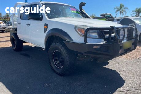 White 2009 Ford Ranger Super Cab Chassis XL (4X4)