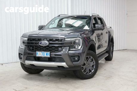 Grey 2023 Ford Ranger Double Cab Pick Up Wildtrak 3.0 (4X4)