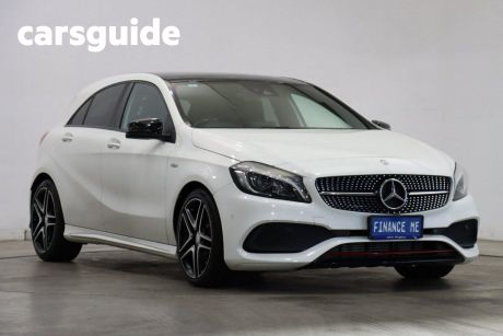 White 2017 Mercedes-Benz A250 Hatchback Sport 4Matic