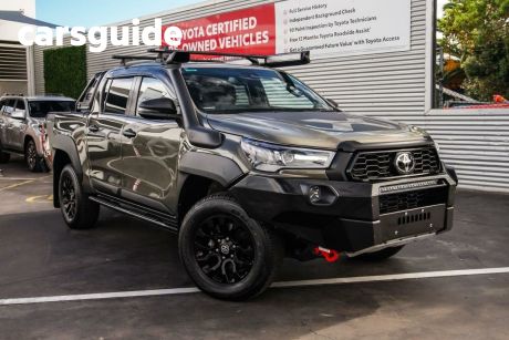Brown 2022 Toyota Hilux Double Cab Pick Up Rugged X (4X4)