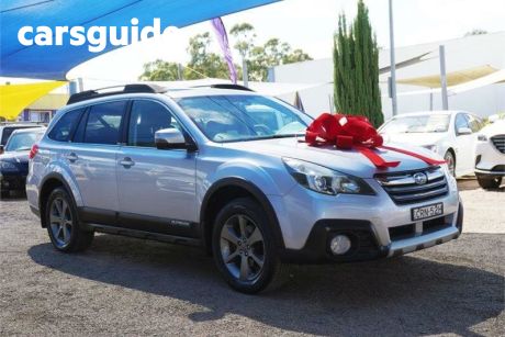 Silver 2014 Subaru Outback Wagon 2.5I Premium