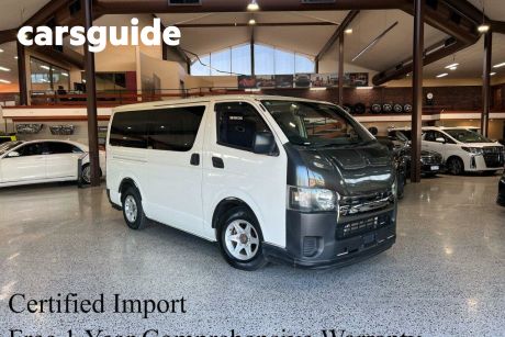 White 2019 Toyota HiAce Commercial DX 4WD GDH206 ( ZX000872)