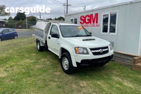 White 2011 Holden Colorado Ute Tray RC LX Cab Chassis 2dr Man 5sp 4x4 3.0DT