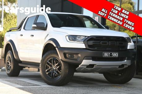 White 2019 Ford Ranger Double Cab Pick Up Raptor 2.0 (4X4)