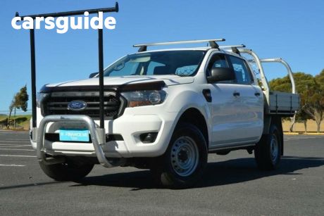White 2020 Ford Ranger Double Cab Chassis XL 3.2 (4X4)