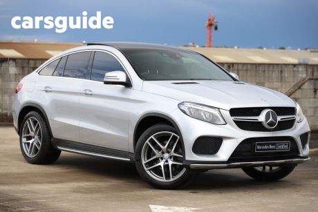Silver 2015 Mercedes-Benz GLE350 Coupe D 4Matic