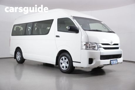 White 2017 Toyota HiAce Bus Commuter (12 Seats)