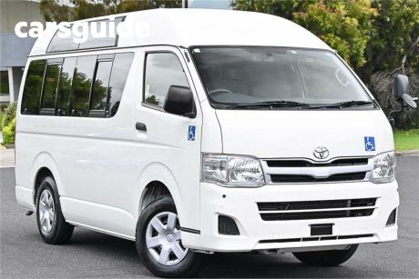White 2012 Toyota HiAce Commercial