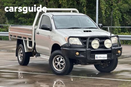 Silver 2008 Toyota Hilux Cab Chassis SR