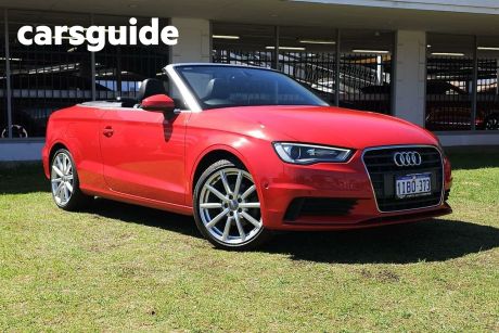 Red 2015 Audi A3 Cabriolet 1.4 Tfsi Attraction COD