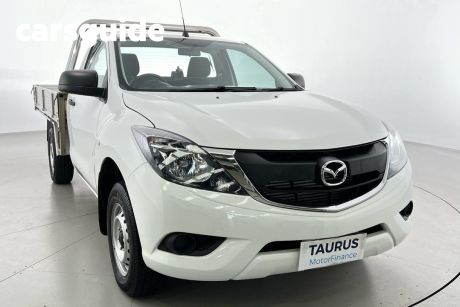 White 2018 Mazda BT-50 Cab Chassis XT (4X2)