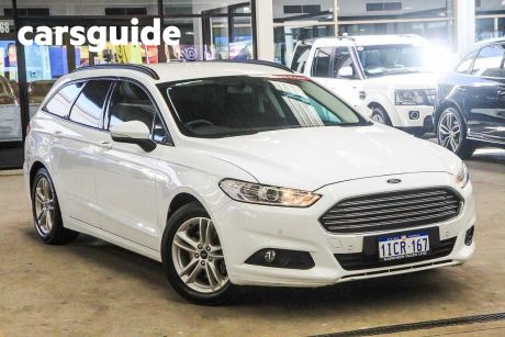 White 2017 Ford Mondeo Wagon Ambiente Tdci