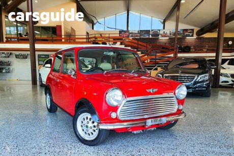 Red 1998 Rover Mini Hatch ZX257