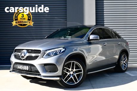 Silver 2016 Mercedes-Benz GLE350 Coupe D 4Matic