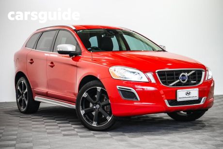 Red 2013 Volvo XC60 Wagon D5