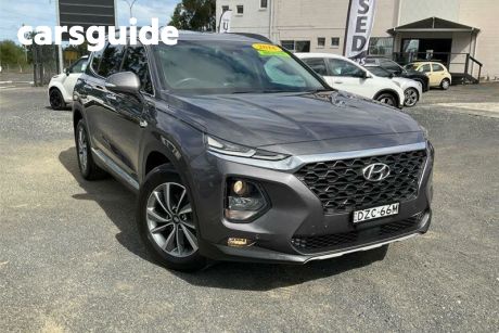 Grey 2018 Hyundai Santa FE Wagon Elite Crdi Dark (awd)