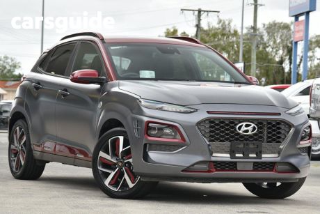 Grey 2019 Hyundai Kona Wagon Iron MAN Edition