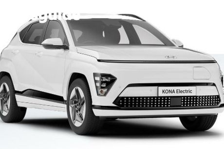 White 2024 Hyundai Kona SUV Electric