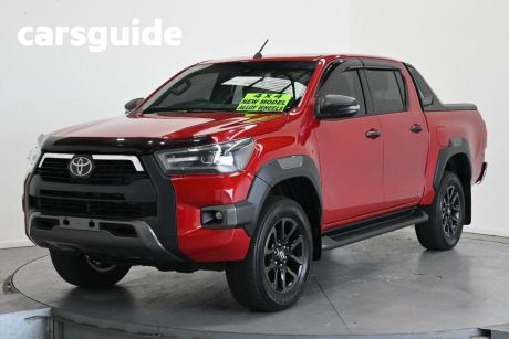 Red 2020 Toyota Hilux Double Cab Pick Up Rogue (4X4)
