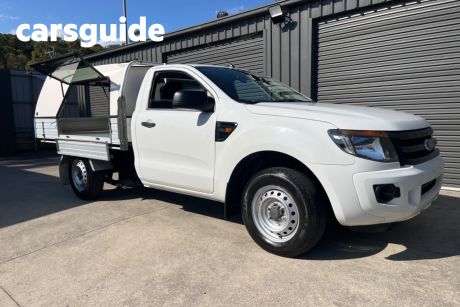 White 2013 Ford Ranger Cab Chassis XL 2.2 (4X2)
