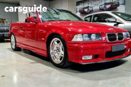Red 1999 BMW M3 Convertible