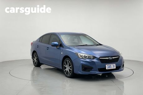 Blue 2018 Subaru Impreza Sedan 2.0I (awd)
