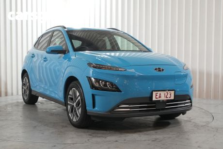 Blue 2022 Hyundai Kona Wagon Highlander Electric EXT Range
