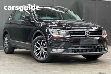 Black 2016 Volkswagen Tiguan Wagon 110 TSI Comfortline