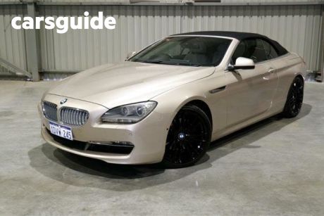 Gold 2012 BMW 650I Convertible