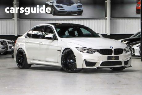 White 2016 BMW M3 Sedan Competition