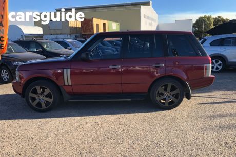Red 2003 Land Rover Range Rover Wagon HSE
