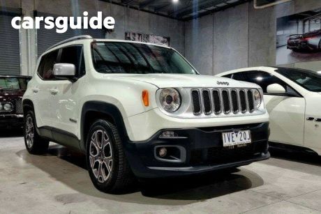 White 2017 Jeep Renegade Wagon Limited