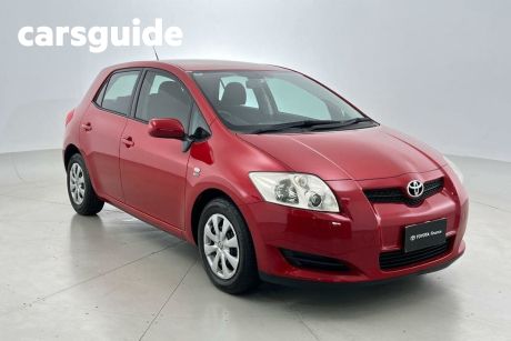 Red 2008 Toyota Corolla Hatchback Ascent