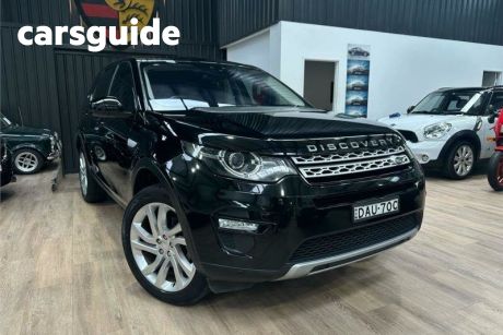 Black 2015 Land Rover Discovery Sport Wagon SD4 HSE