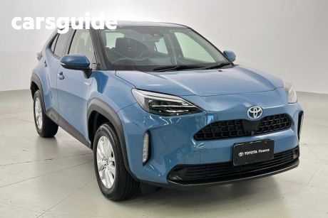 Blue 2022 Toyota Yaris Cross Wagon GXL Hybrid (awd)