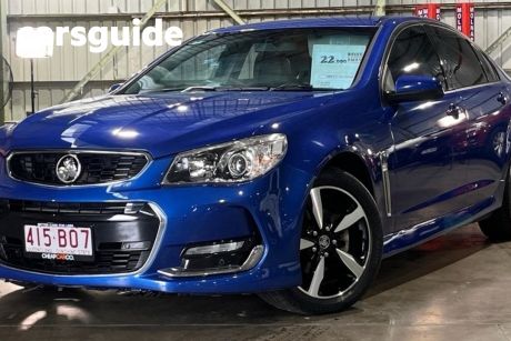 Blue 2017 Holden Commodore Sedan SV6