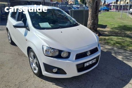 White 2014 Holden Barina Hatchback CDX