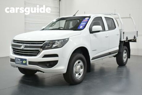 White 2018 Holden Colorado Cab Chassis LS (4X2) (5YR)